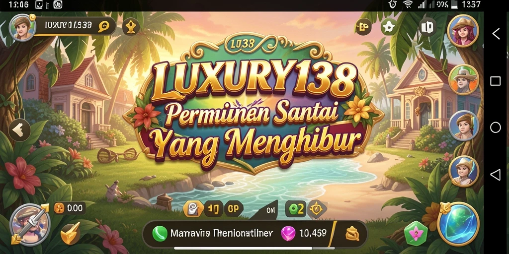 Tampilan gameplay LUXURY138 yang seru dan penuh warna.