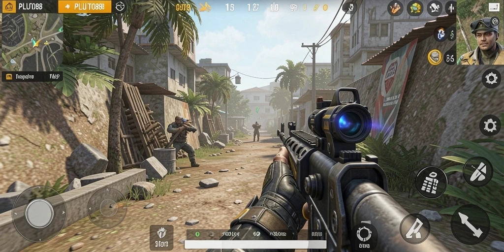 Tampilan menakjubkan dari gameplay PLUTO88 yang penuh aksi.