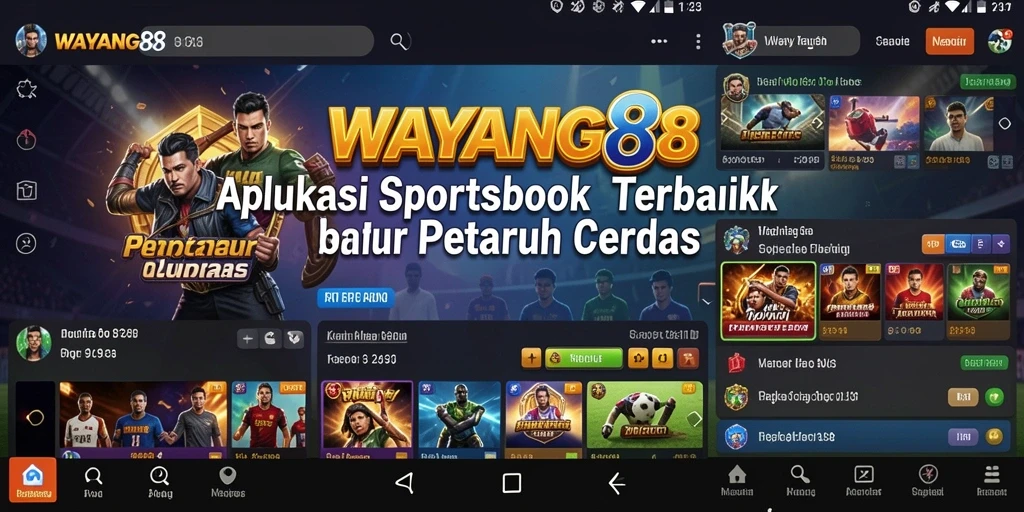 Tampilan menarik dari gameplay Sportsbook di WAYANG88.